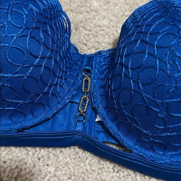 Intimissimi Balconette Sofia Sweet Escape - Blue - Size 34DD - New With Tags NWT - Picture 7 of 11